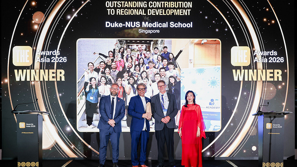 Asia-wide pandemic preparedness programme earns Duke-NUS top Times Higher Education award